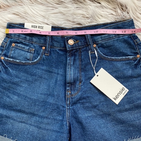 NWT Kenzie High Waist Denim Blue Jean Shorts 26 Size 2 - Picture 5 of 8
